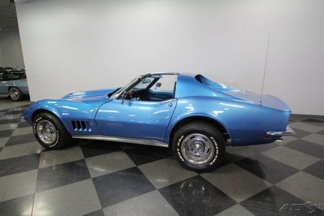 1968 Blue Chevrolet Corvette