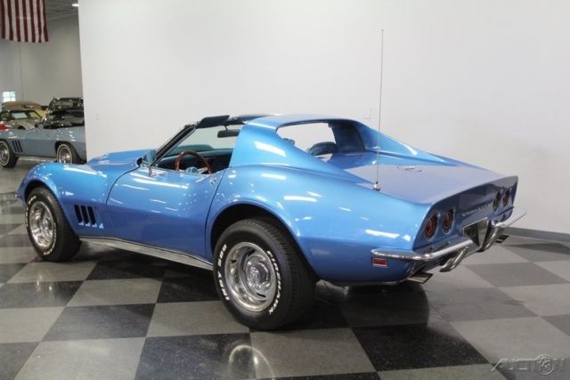 1968 Blue Chevrolet Corvette