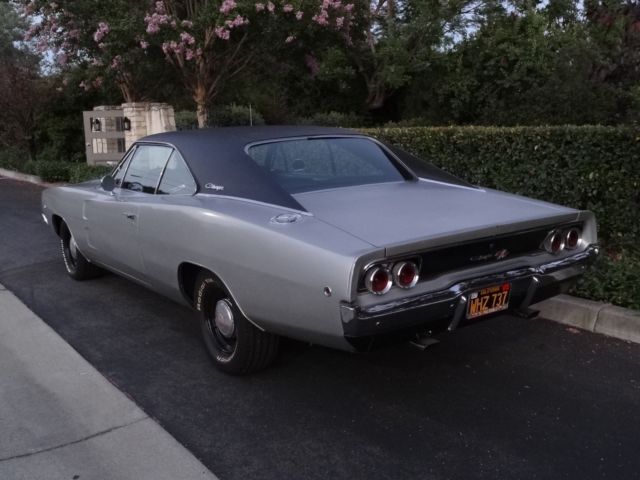 1968 Silver Dodge Charger Coupe
