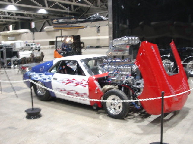 1968 RED WHITE BLUE AMC AMX Coupe