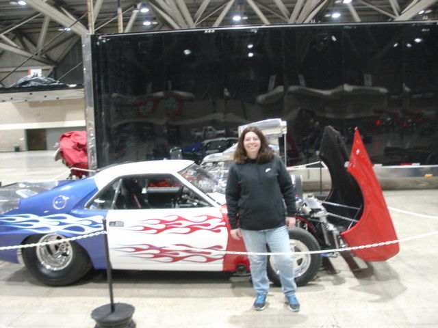 1968 RED WHITE BLUE AMC AMX Coupe