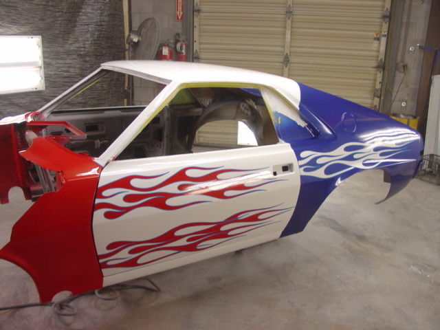 1968 RED WHITE BLUE AMC AMX Coupe