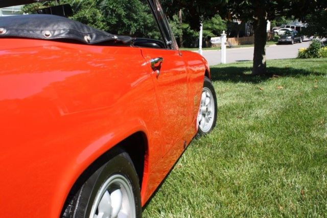 1968 Tartan Red Austin Healey Sprite Convertible