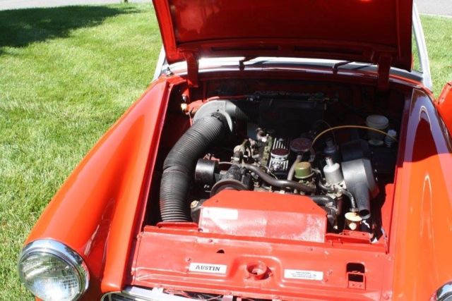 1968 Tartan Red Austin Healey Sprite Convertible