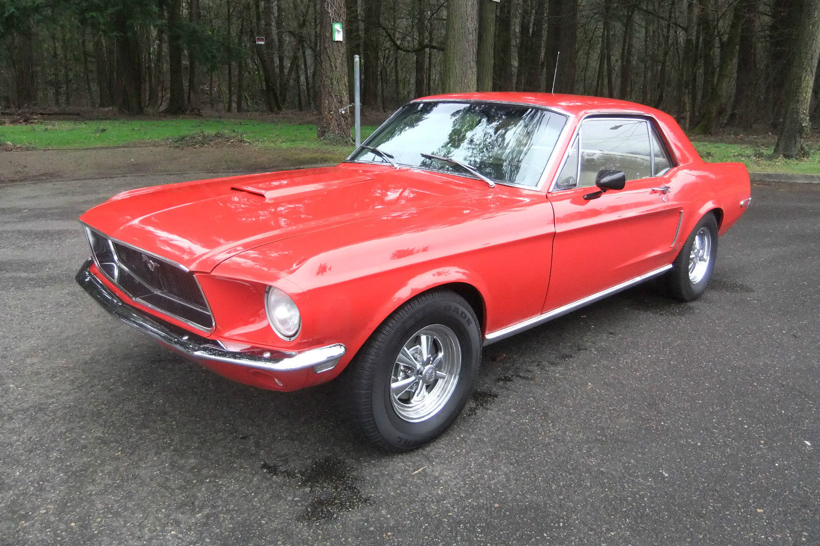1968 Red Ford Mustang Coupe