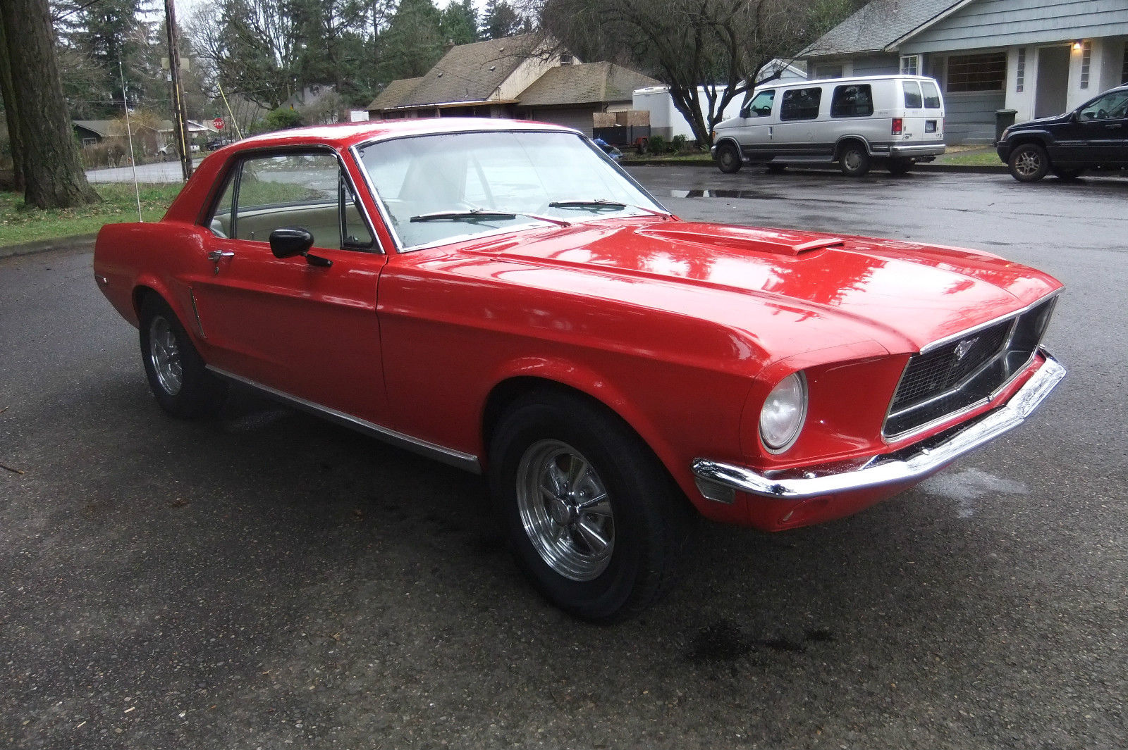 1968 Red Ford Mustang Coupe