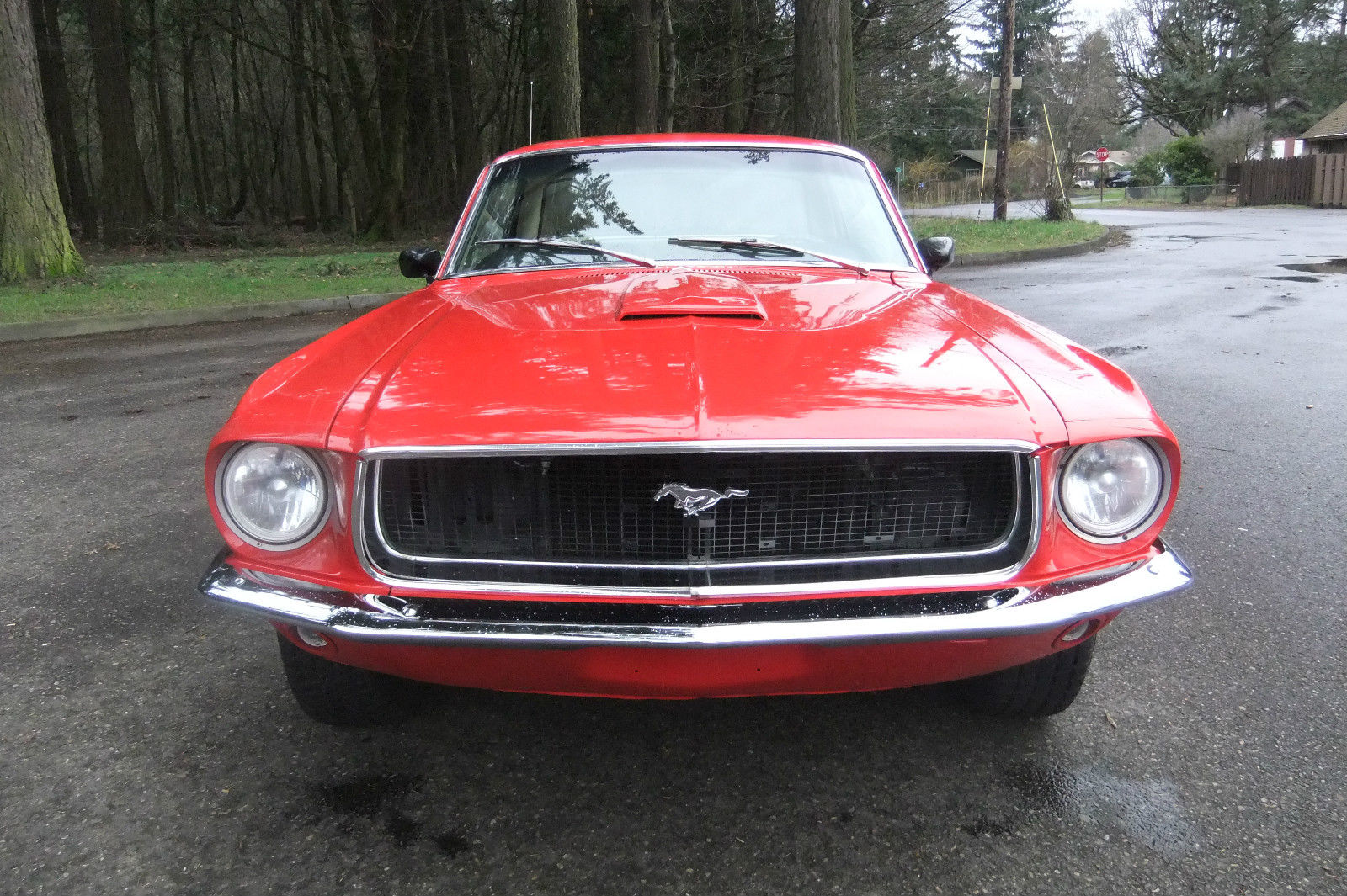 1968 Red Ford Mustang Coupe