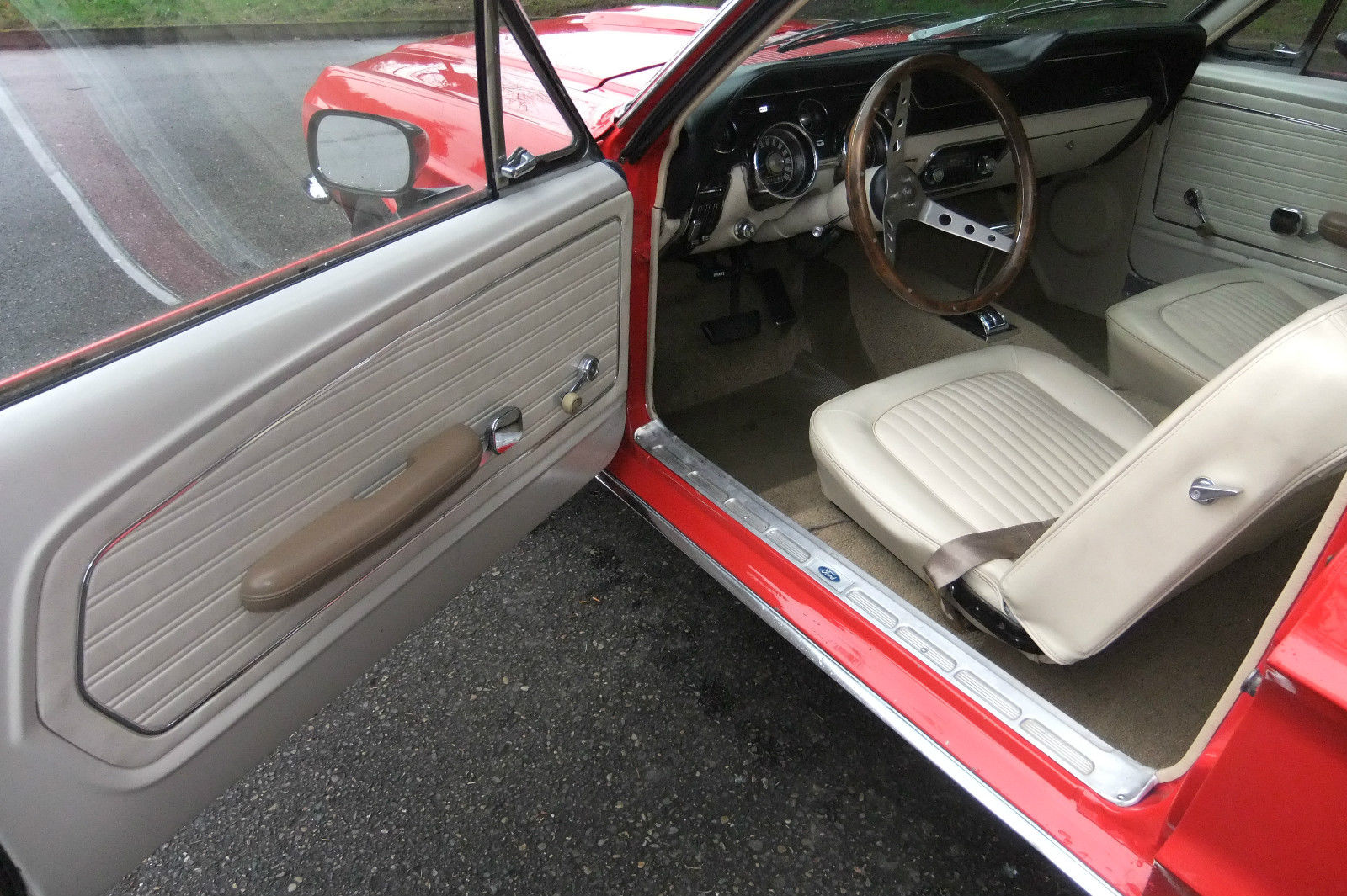 1968 Red Ford Mustang Coupe