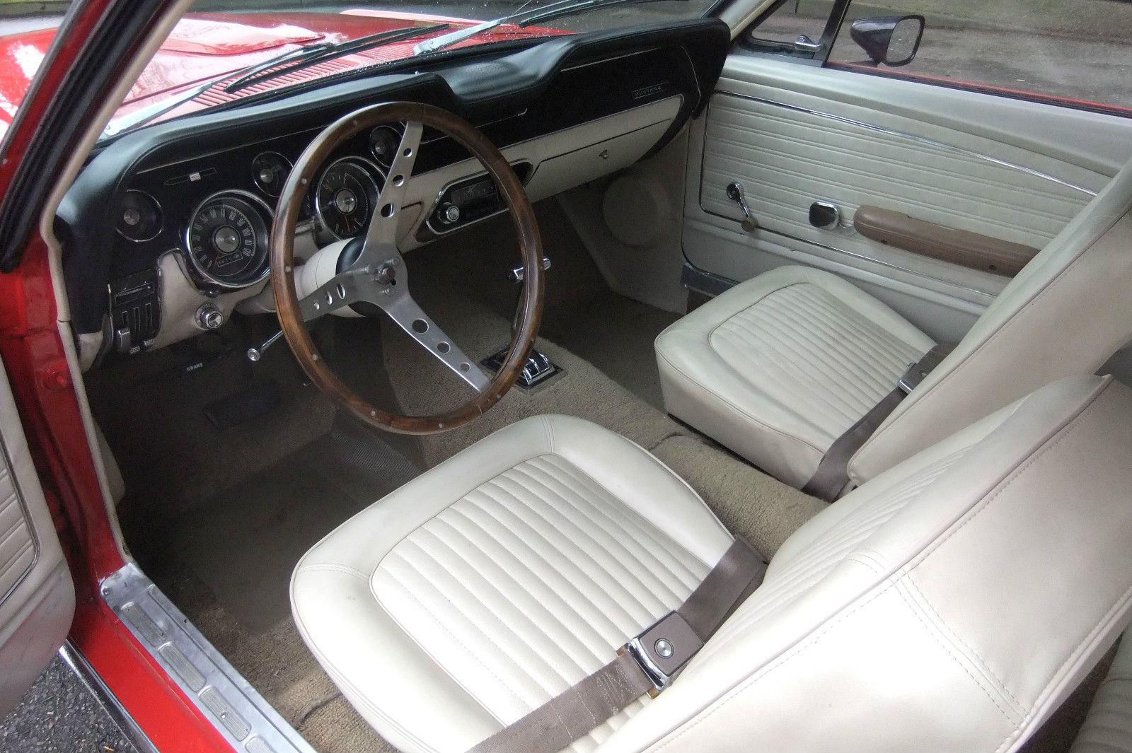 1968 Red Ford Mustang Coupe