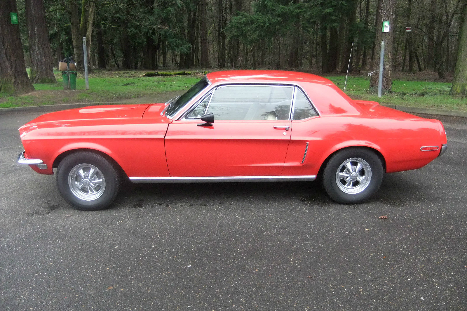 1968 Red Ford Mustang Coupe
