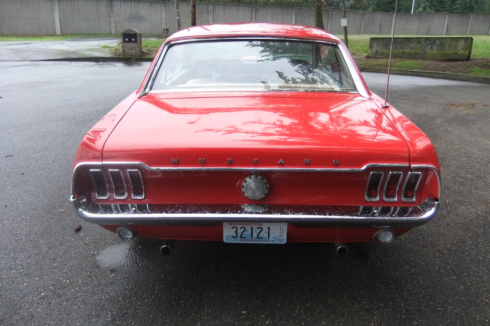 1968 Red Ford Mustang Coupe