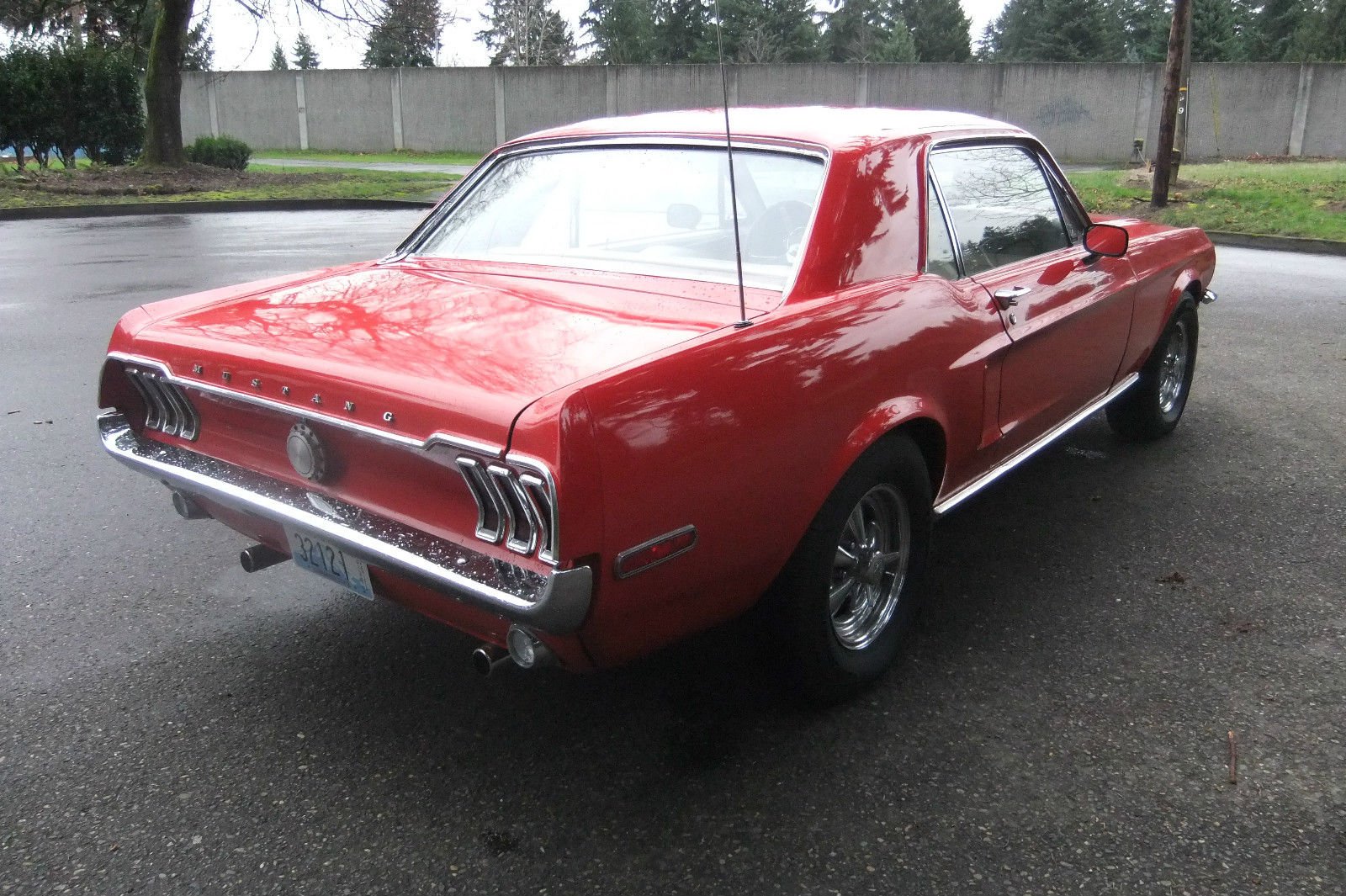 1968 Red Ford Mustang Coupe