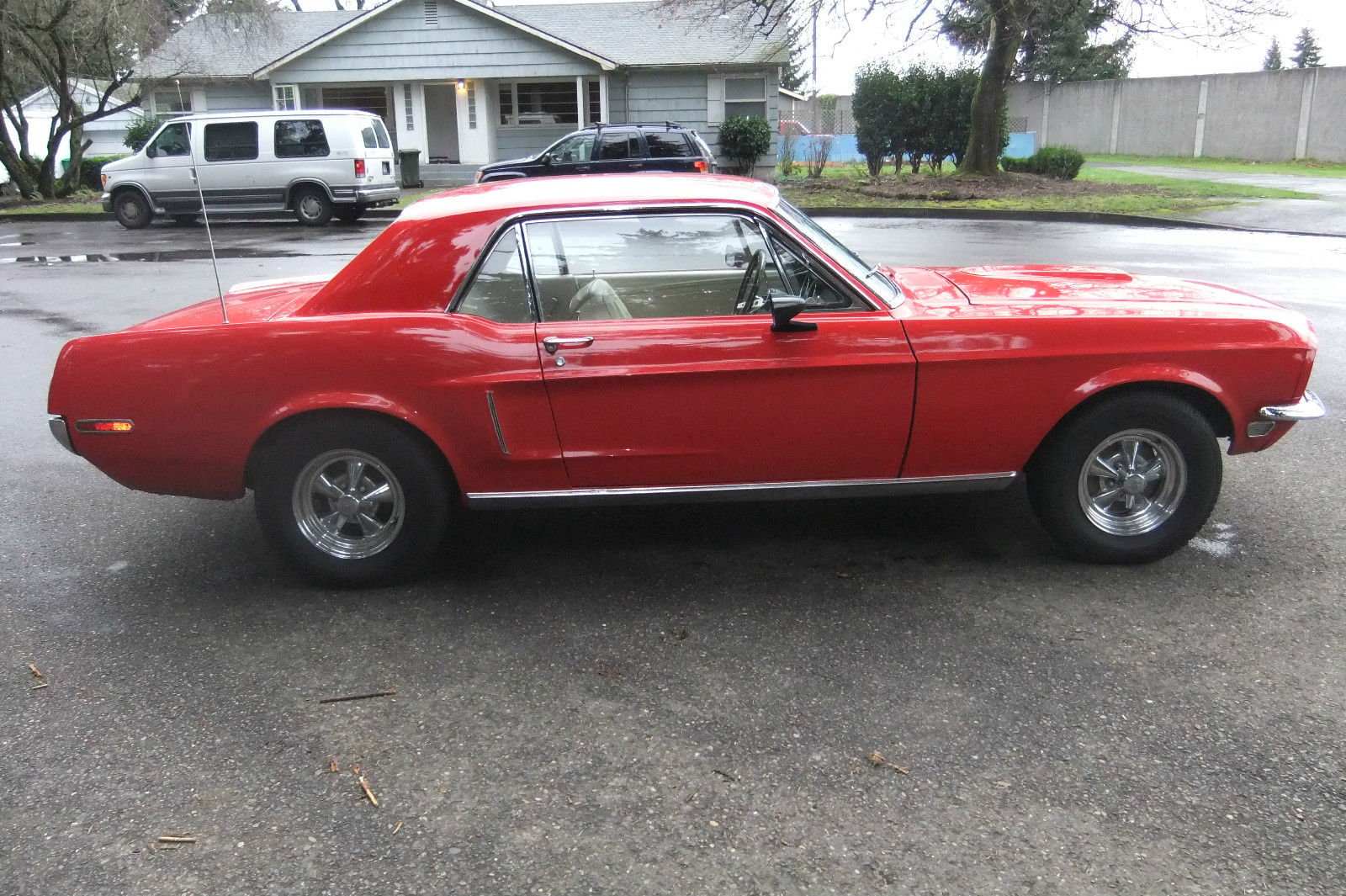1968 Red Ford Mustang Coupe