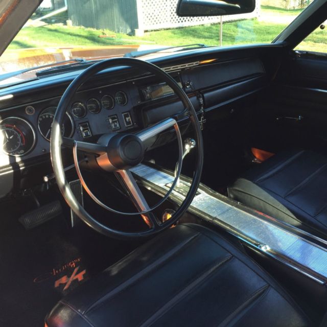 1968 Tiger Orange Dodge Charger Coupe