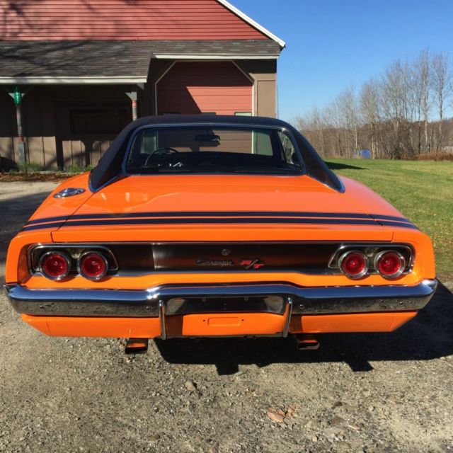 1968 Tiger Orange Dodge Charger Coupe