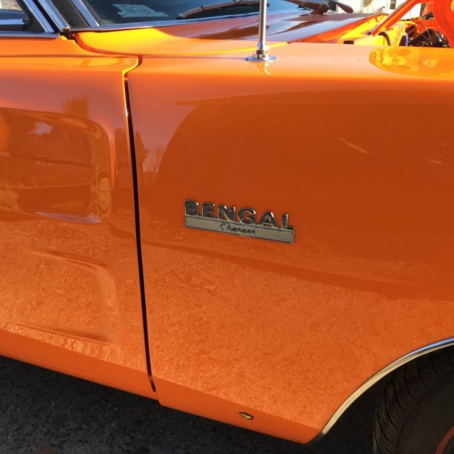 1968 Tiger Orange Dodge Charger Coupe