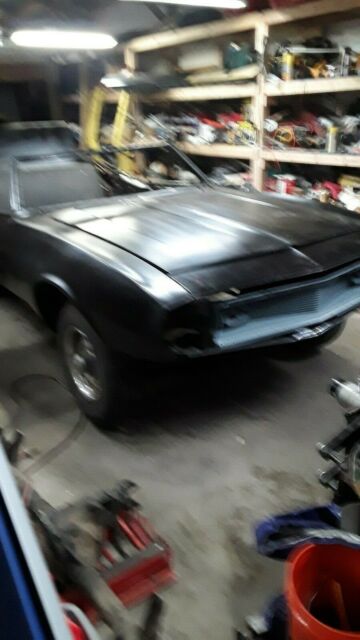 1968 Black Chevrolet Camaro Convertible