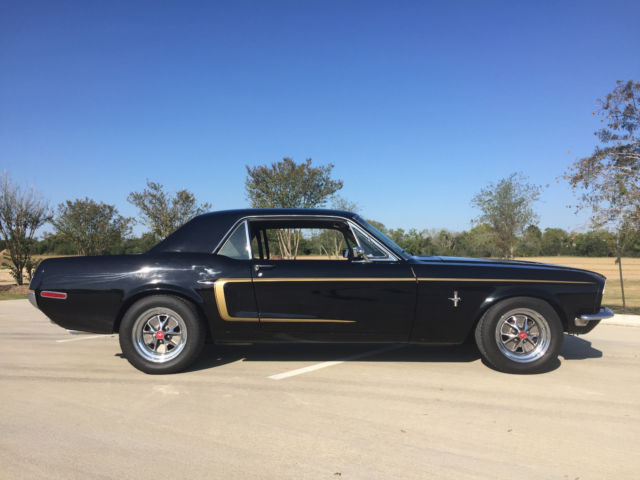 1968 Black Ford Mustang Coupe