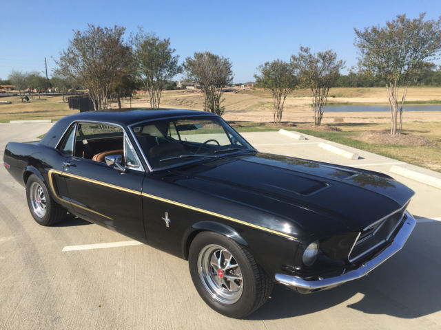 1968 Black Ford Mustang Coupe