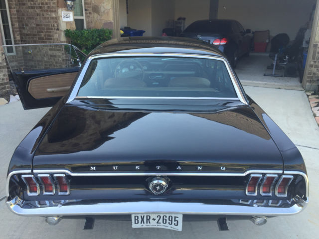 1968 Black Ford Mustang Coupe