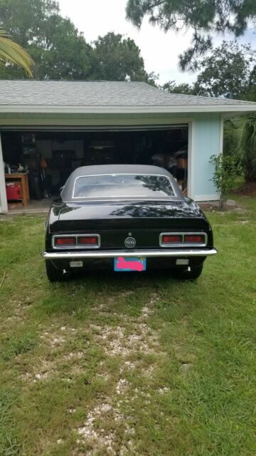 1968 Black Chevrolet Camaro Coupe