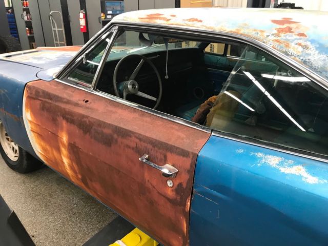 1968 Blue Dodge Charger Coupe