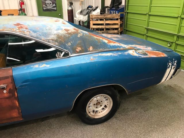 1968 Blue Dodge Charger Coupe