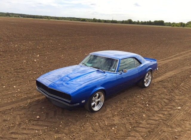 1968 Blue Chevrolet Camaro