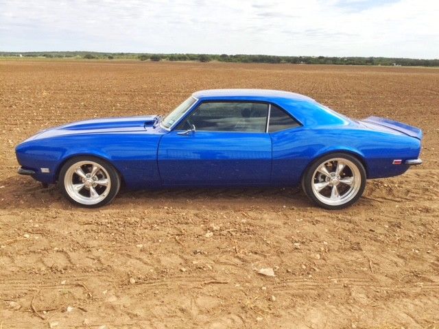 1968 Blue Chevrolet Camaro