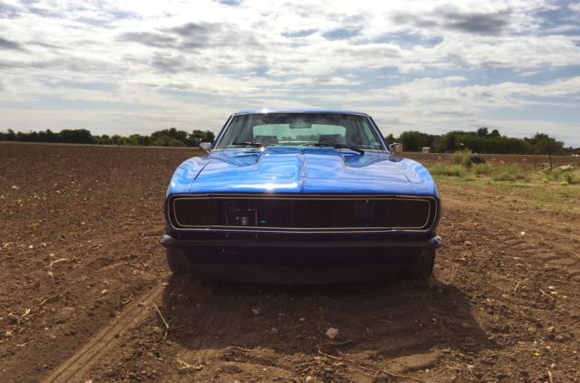 1968 Blue Chevrolet Camaro