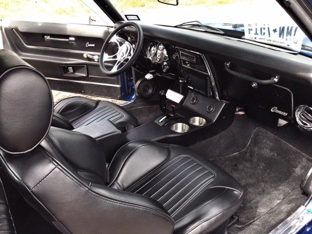 1968 Blue Chevrolet Camaro
