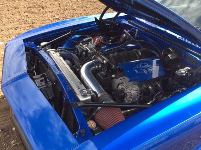 1968 Blue Chevrolet Camaro