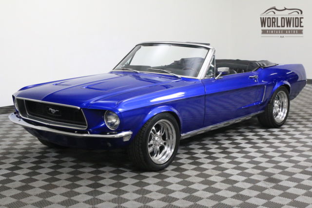 1968 Blue Ford Mustang