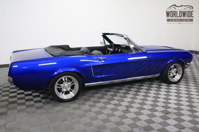 1968 Blue Ford Mustang