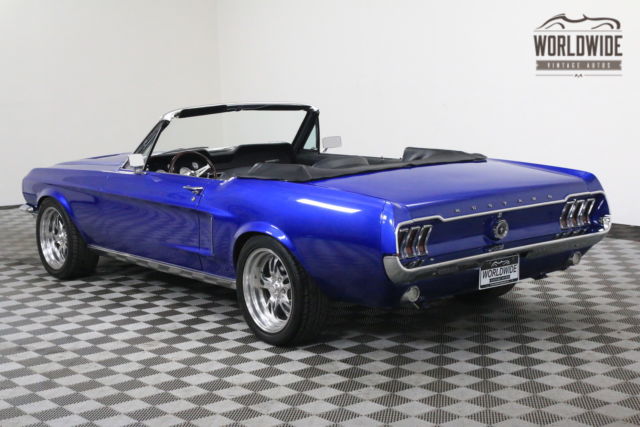 1968 Blue Ford Mustang