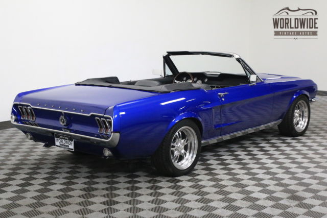 1968 Blue Ford Mustang