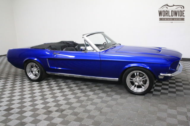 1968 Blue Ford Mustang
