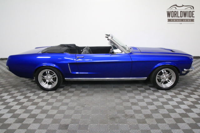 1968 Blue Ford Mustang