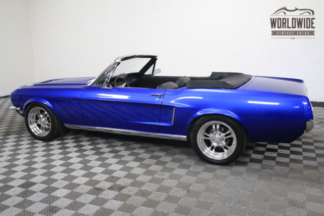 1968 Blue Ford Mustang