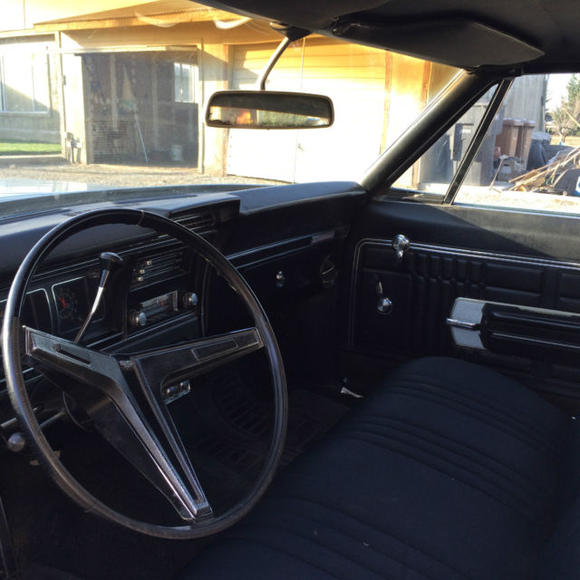 1968 Blue Chevrolet Impala Coupe