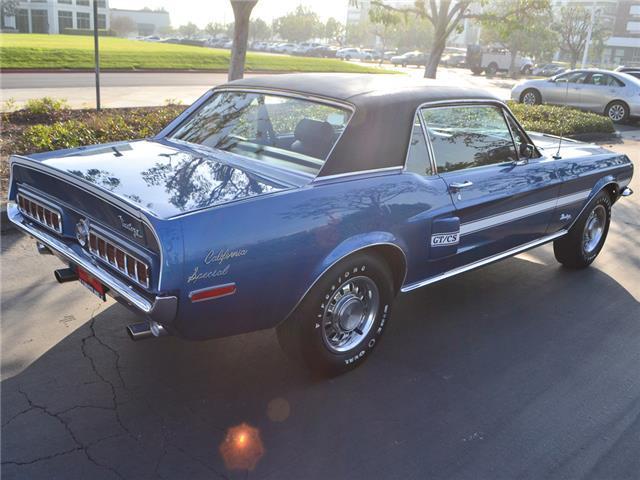 1968 Blue Ford Mustang Coupe