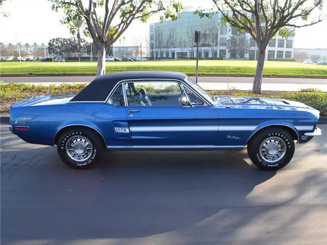 1968 Blue Mustang GT/CS Coupe for sale: photos, technical ...