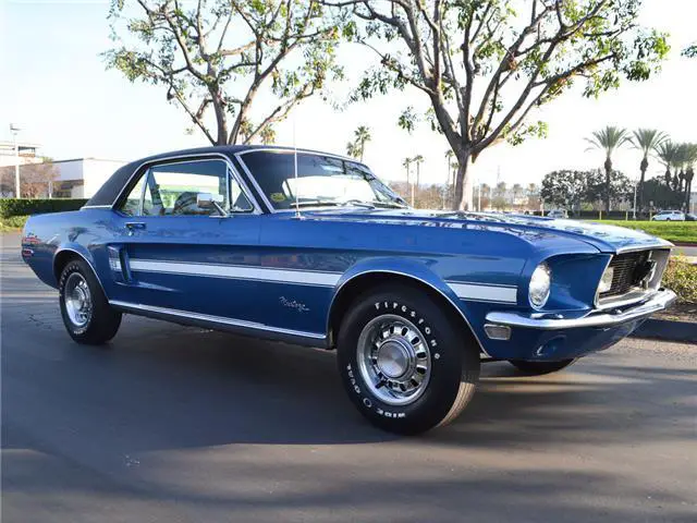 1968 Blue Mustang GT/CS Coupe for sale: photos, technical ...