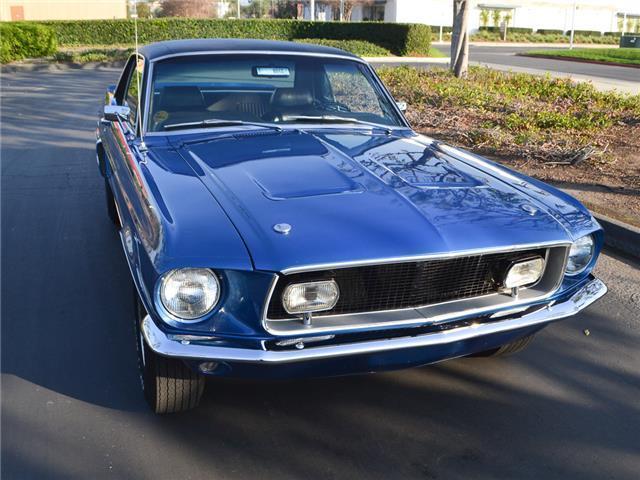 1968 Blue Ford Mustang Coupe