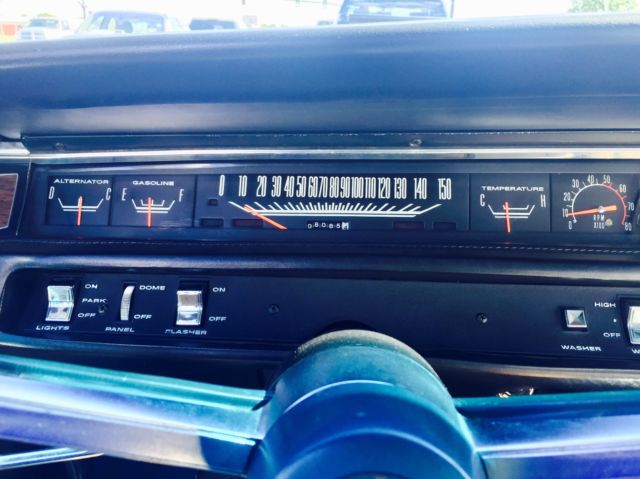 1968 Blue Plymouth GTX Coupe