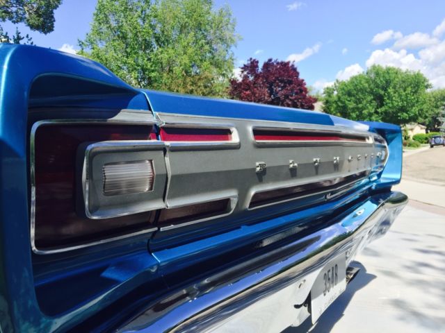1968 Blue Plymouth GTX Coupe