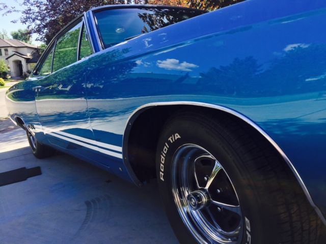 1968 Blue Plymouth GTX Coupe