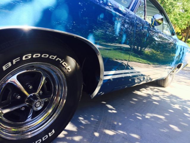 1968 Blue Plymouth GTX Coupe