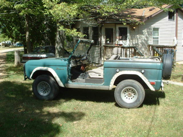 1968 Green Ford Bronco SUV