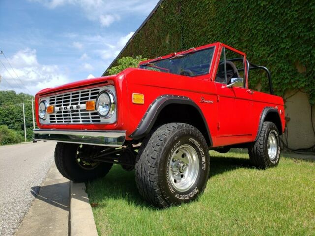1968 Red Ford Bronco SUV